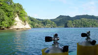 Lembeh-Strait in the north-east of Sulawesi